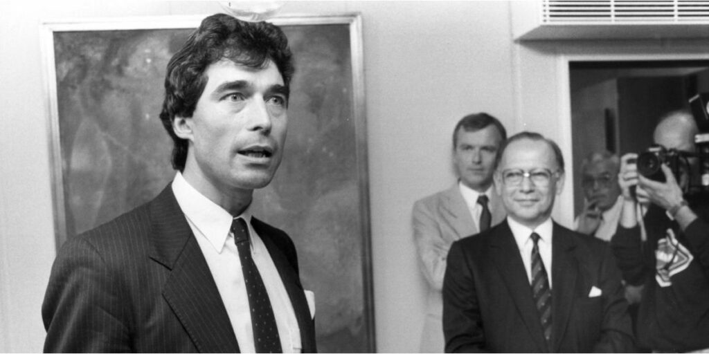 Anders Fogh Rasmussen blev skatteminister i 1987