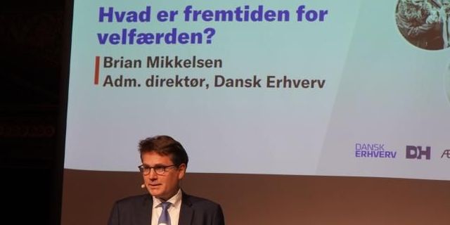 Administrerende direktør Brian Mikkelsen byder velkommen på Velfærdens Årsdag