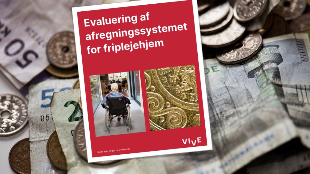 VIVE`s evaluering af afregningssystemet bygger bl.a.  interviews med 6 kommuner og repræsentanter fra 9 friplejehjem.