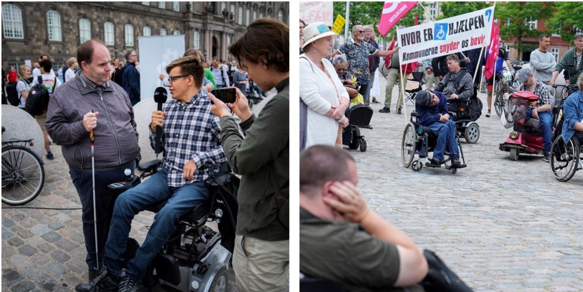 I 2022 demonstrerede en række handicaporganisationer imod regeringens og KLs økonomiaftale. Her beskyldte man bl.a. kommunerne for snyde