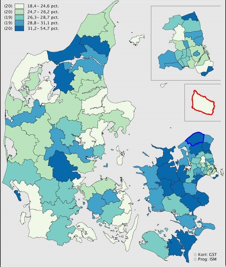 I 2022 løste landets kommuner udbudsegnede for milliarder. Ser her hvor mange af dem der blev konkurrenceudsat.