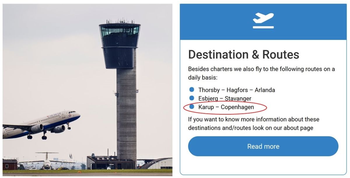 Midtjyderne får fra 2. oktober mulighed for at flyve med et hollandsk selskab fra Karup til København.