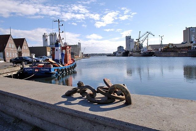 Kolding Havn - her indehavnen - er blandt modtagere af støtte til grøn omstilling. For Kolding Havn gælder det et projekt med intelligent landstrøm