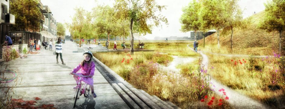 Med havnen og grønne områder lige i nærheden er der lagt op til